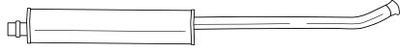 20445 SIGAM Средний глушитель выхлопных газов