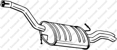 233145 KLOKKERHOLM Глушитель выхлопных газов конечный