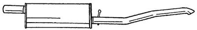 40615 SIGAM Глушитель выхлопных газов конечный