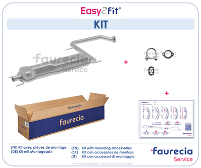 FS40743 Faurecia Предглушитель выхлопных газов