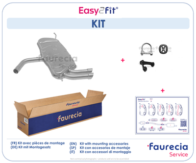 FS80369 Faurecia Глушитель выхлопных газов конечный