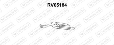 RV05184 VENEPORTE Глушитель выхлопных газов конечный