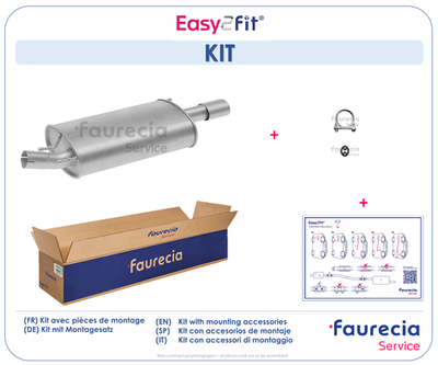 FS30510 Faurecia Глушитель выхлопных газов конечный