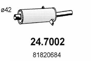 247002 ASSO Глушитель выхлопных газов конечный