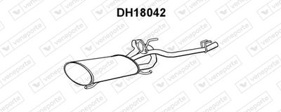 DH18042 VENEPORTE Глушитель выхлопных газов конечный