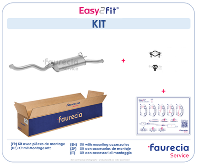 FS55220 Faurecia Глушитель выхлопных газов конечный