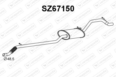 SZ67150 VENEPORTE Глушитель выхлопных газов конечный