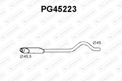 PG45223 VENEPORTE Предглушитель выхлопных газов