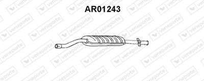 AR01243 VENEPORTE Глушитель выхлопных газов конечный