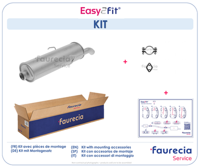 FS45099 Faurecia Глушитель выхлопных газов конечный