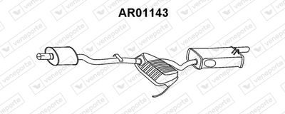 AR01143 VENEPORTE Глушитель выхлопных газов конечный