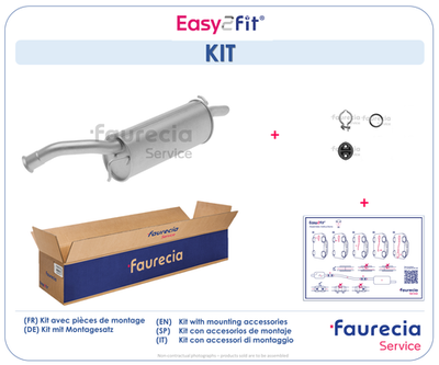 FS70454 Faurecia Глушитель выхлопных газов конечный