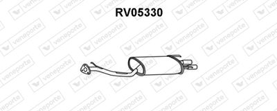 RV05330 VENEPORTE Глушитель выхлопных газов конечный