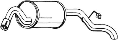 154935 KLOKKERHOLM Глушитель выхлопных газов конечный
