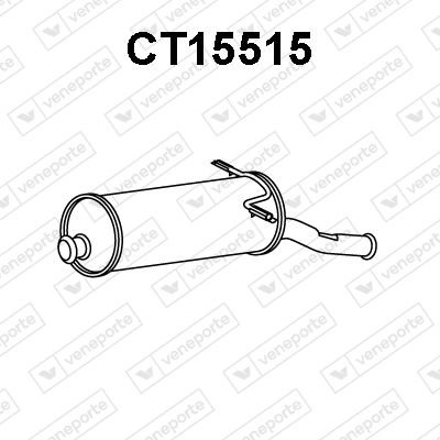 CT15515 VENEPORTE Глушитель выхлопных газов конечный