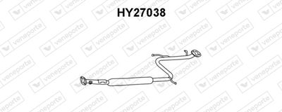 HY27038 VENEPORTE Предглушитель выхлопных газов