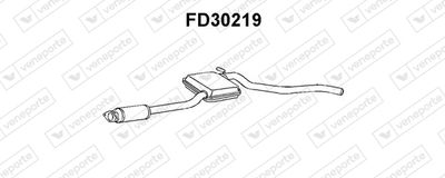 FD30219 VENEPORTE Предглушитель выхлопных газов