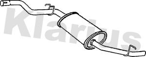 250264 KLARIUS Глушитель выхлопных газов конечный