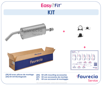 FS15892 Faurecia Глушитель выхлопных газов конечный