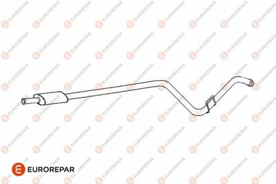 E12802C EUROREPAR Предглушитель выхлопных газов