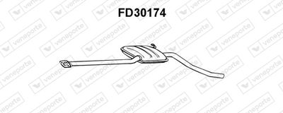 FD30174 VENEPORTE Предглушитель выхлопных газов