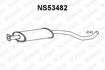 NS53482 VENEPORTE Предглушитель выхлопных газов