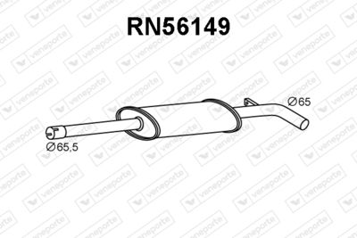 RN56149 VENEPORTE Предглушитель выхлопных газов