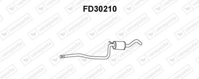 FD30210 VENEPORTE Предглушитель выхлопных газов