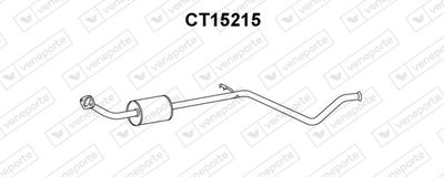 CT15215 VENEPORTE Предглушитель выхлопных газов