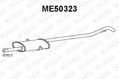 ME50323 VENEPORTE Глушитель выхлопных газов конечный