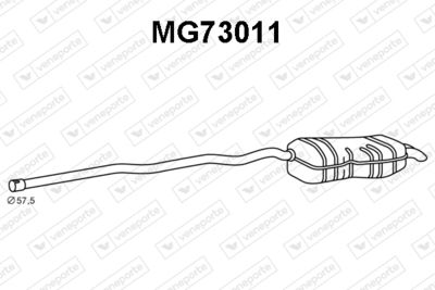 MG73011 VENEPORTE Глушитель выхлопных газов конечный