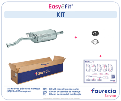 FS05184 Faurecia Глушитель выхлопных газов конечный