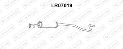 LR07019 VENEPORTE Предглушитель выхлопных газов