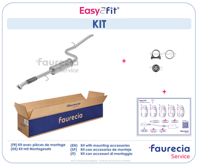 FS25677 Faurecia Глушитель выхлопных газов конечный