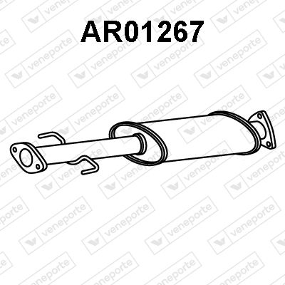 AR01267 VENEPORTE Предглушитель выхлопных газов