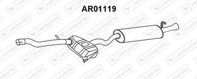 AR01119 VENEPORTE Глушитель выхлопных газов конечный