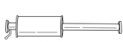 18327 SIGAM Предглушитель выхлопных газов
