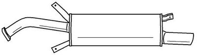 53629 SIGAM Глушитель выхлопных газов конечный