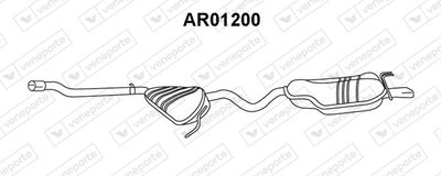 AR01200 VENEPORTE Глушитель выхлопных газов конечный