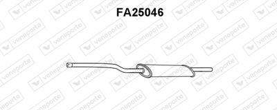 FA25046 VENEPORTE Предглушитель выхлопных газов