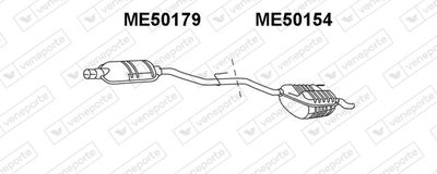 ME50179 VENEPORTE Предглушитель выхлопных газов