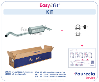 FS30020 Faurecia Средний глушитель выхлопных газов