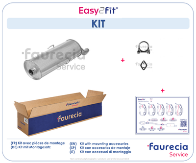 FS45097 Faurecia Глушитель выхлопных газов конечный