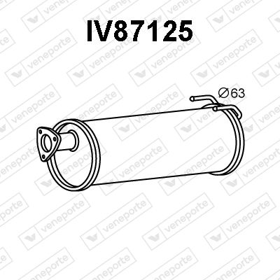 IV87125 VENEPORTE Глушитель выхлопных газов конечный