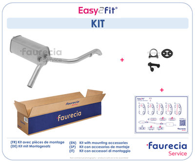 FS03320 Faurecia Глушитель выхлопных газов конечный