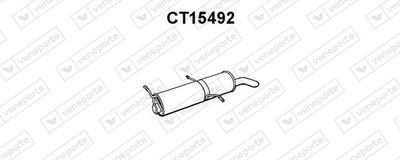 CT15492 VENEPORTE Глушитель выхлопных газов конечный