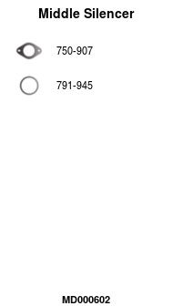 MD000602 FA1 Средний глушитель выхлопных газов
