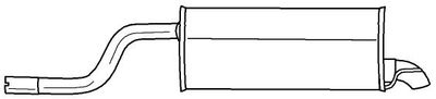 41653 SIGAM Глушитель выхлопных газов конечный