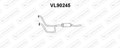 VL90245 VENEPORTE Предглушитель выхлопных газов