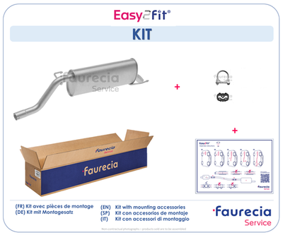 FS25876 Faurecia Глушитель выхлопных газов конечный